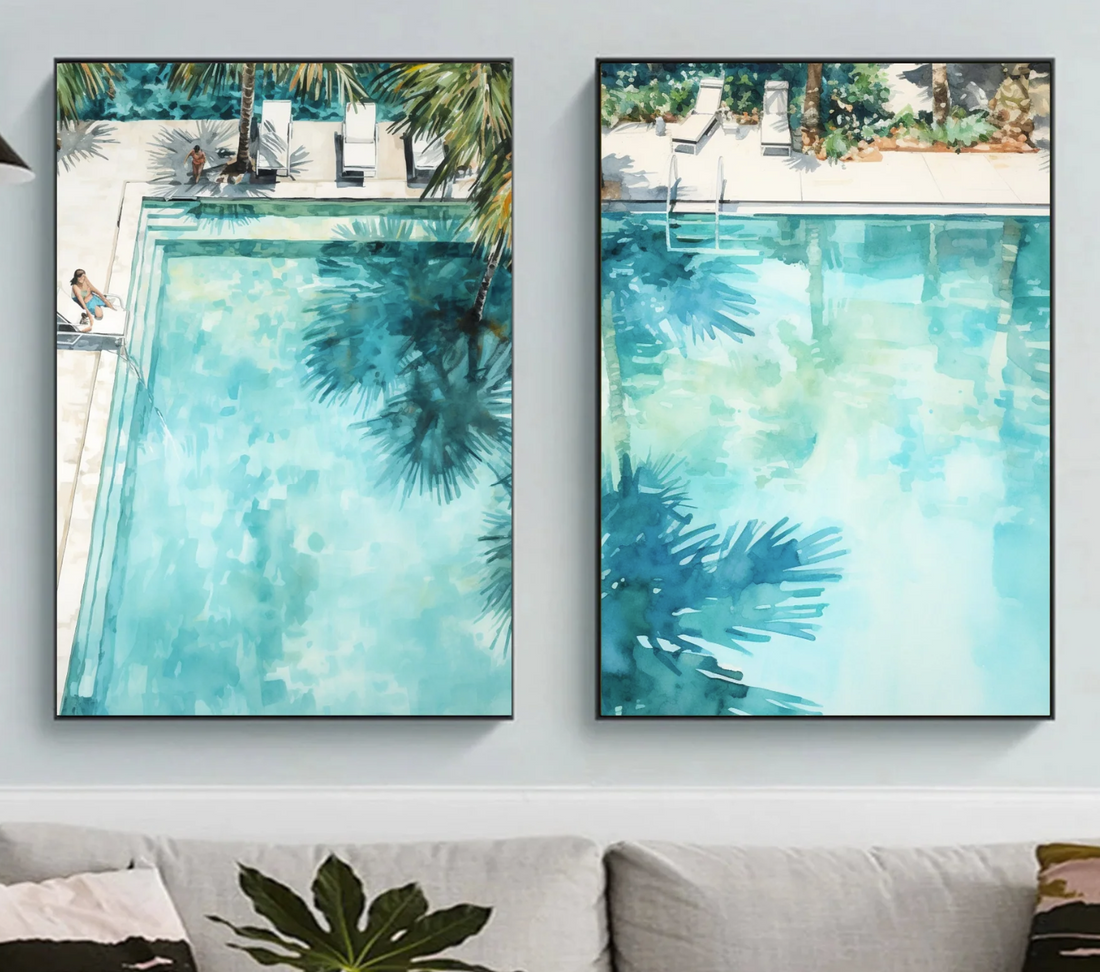 The Essence of Poolside Serenity: Creating "Palm Shadows"