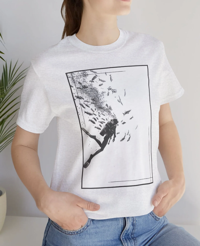 Dive Deep into Style: The Story Behind "Ocean Explorer" T-Shirt