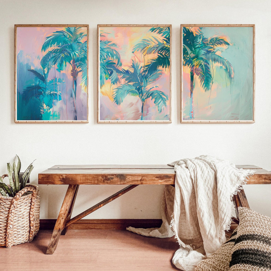 Ocean breeze depicted through fluid brushwork