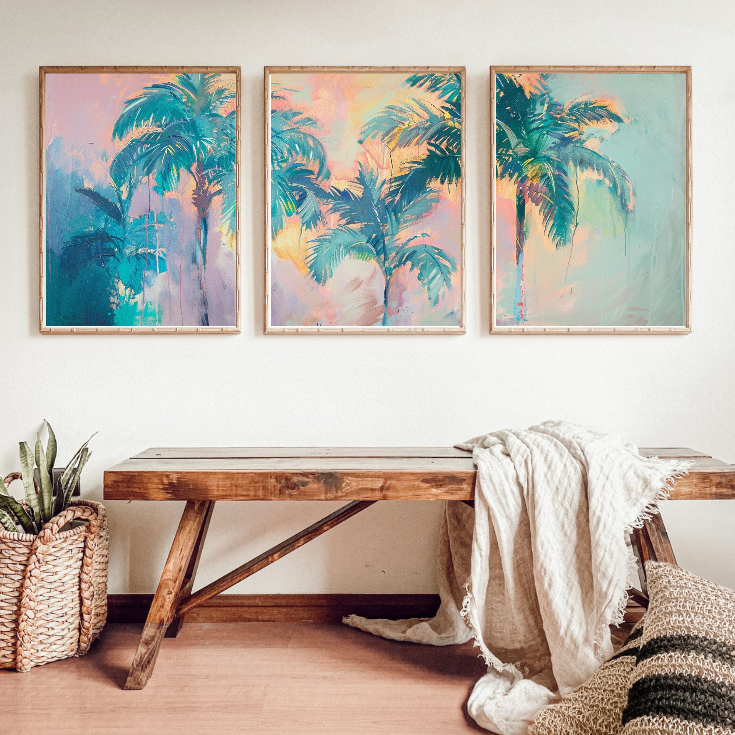 Ocean breeze depicted through fluid brushwork