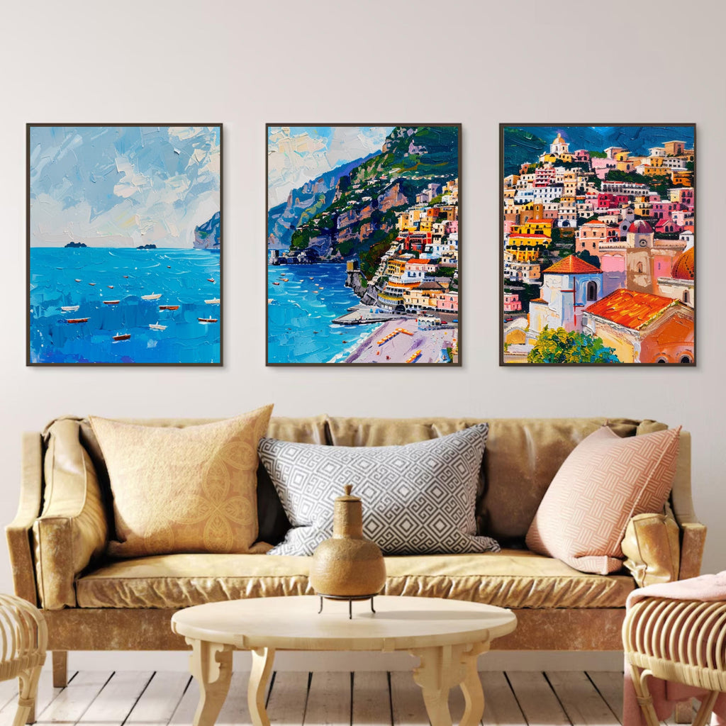 Vibrant Mediterranean decor with Positano charm