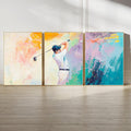 The Perfect Swing| Abstract Golf Art Poster Set | Luxury Gift for Golf Lovers & Modern Home Décor