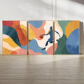 Abstract Basketball Art Poster Set | 3 Piece Sports Wall Prints | Basketball Gift for Players and Fans, Large 32x24 Inch Prints